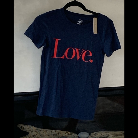 Jcrew love tshirt Clearance